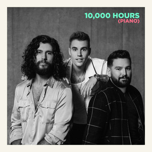 10,000 Hours (with Justin Bieber) - Piano album cover by Dan + Shay, Justin Bieber