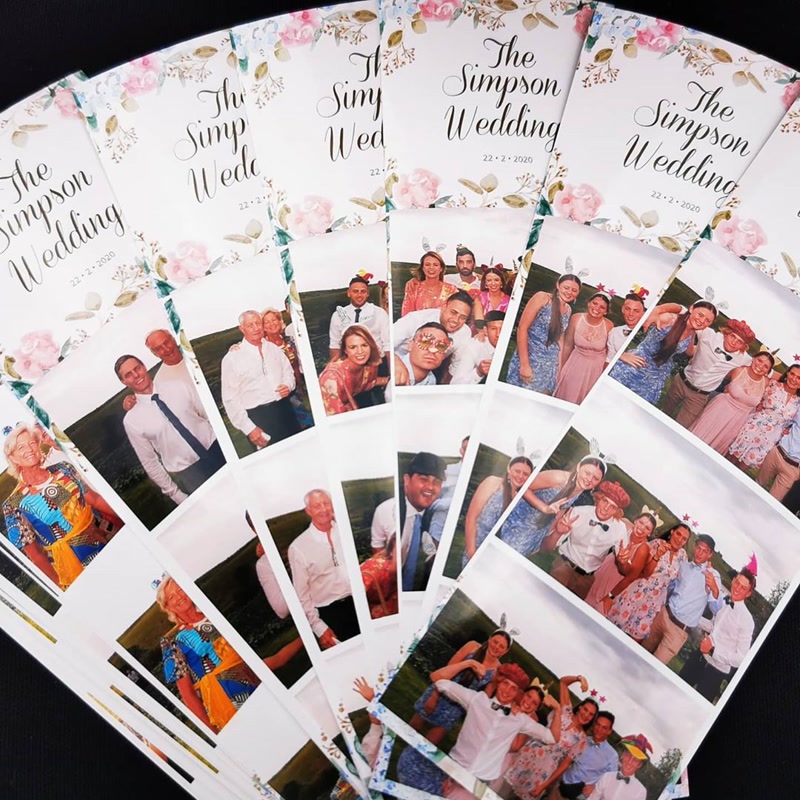 Wedding photo booth with instant printing and custom layouts for KZN events